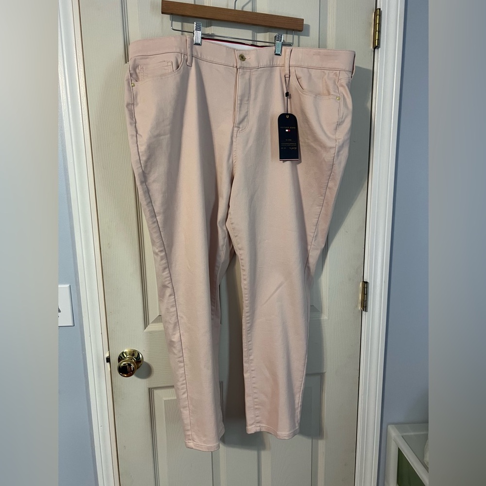 NWT Hilfiger Tan Jeans Bedford Skinny Plus size 24W